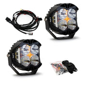Baja Designs 447672UP Baja Designs Jeep JL/JT Rubicon Steel Bumper LED Light Kit LP4 w/Upfitter