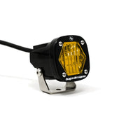 Baja Designs 380015 Baja Designs S1 Amber Wide Cornering LED Light w/ Mounting Bracket Single