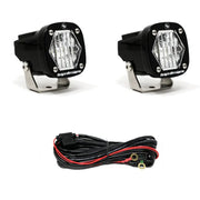 Baja Designs 387805 Baja Designs S1 Wide Cornering LED Light w/ Mounting Bracket Pair