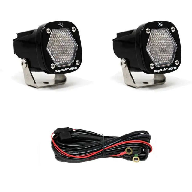 Baja Designs Baja Designs S1 Work/Scene LED Light w/ Mounting Bracket Pair