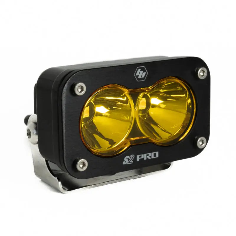 Baja Designs 480011 Baja Designs S2 Pro Spot Pattern LED Light - Amber