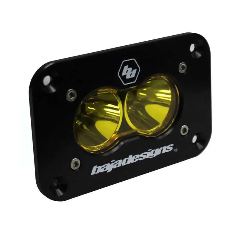Baja Designs Baja Designs S2 Sport Flush Mount Work/Scene Pattern LED Work Light - Amber