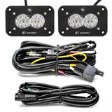 Baja Designs S2 Sport Flush Mount Work/Scene Pattern LED Work Light - Clear - RV and Auto Parts