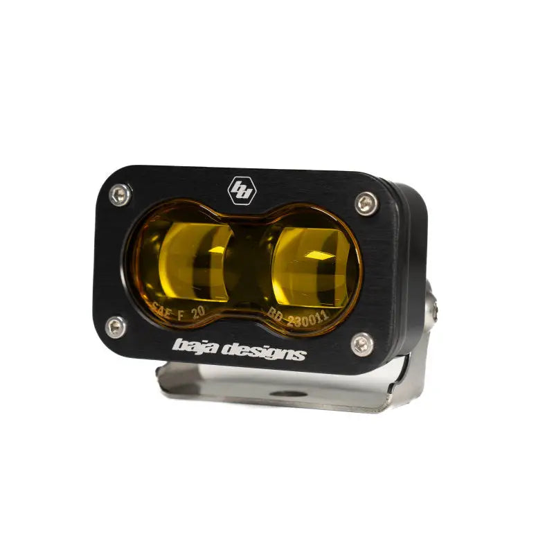 Baja Designs 237811 Baja Designs Universal S2 SAE Spot LED (Pair) - Amber