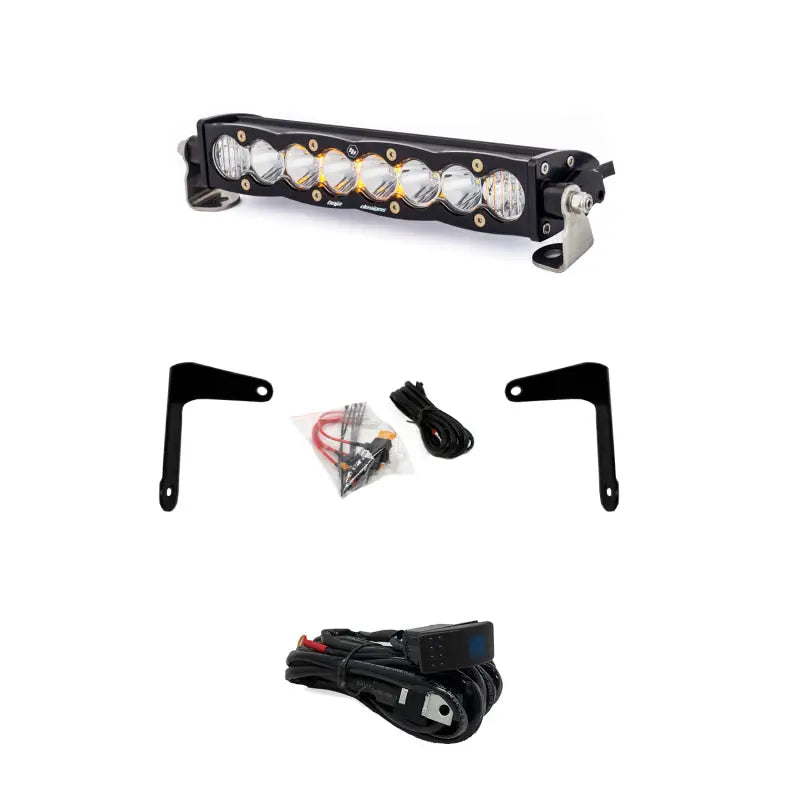Baja Designs 447037 Baja Designs Can-Am X3 Shock Mount Kit w/10in S8 Light Bar Clear