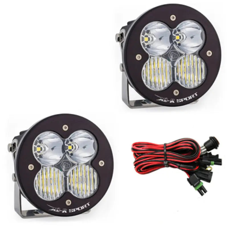 Baja Designs 577803 Baja Designs XL R Sport Series Driving Combo Pattern Pair LED Light Pods - Clear
