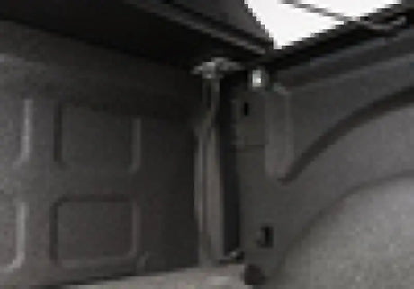 Textured dodge ram truck bed interior tailored for 8ft bed with BAKFlip G2 cover