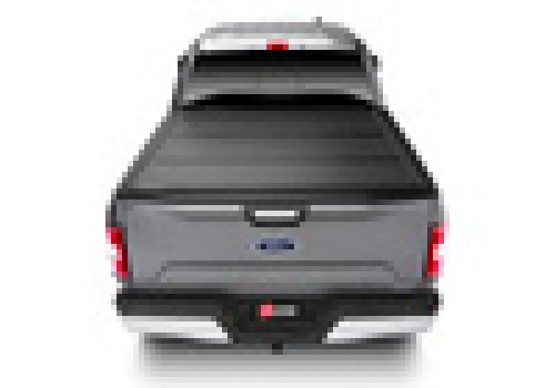 2021 Ford F-150 with BAKFlip MX4 6.5ft matte finish bed cover installed, showcasing its sleek, low-profile design and durable aluminum panels.