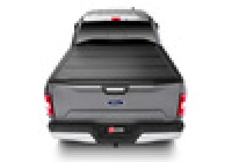 2021 Ford F-150 with BAKFlip MX4 6.5ft matte finish bed cover installed, showcasing its sleek, low-profile design and durable aluminum panels.
