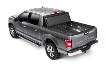 2022 Ford Maverick with BAKFlip MX4 hard folding truck bed cover featuring a sleek matte finish and heavy-duty aluminum panels for enhanced durability and UV resistance.
