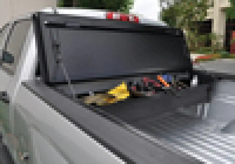 Open truck bed cover on BAK BOX 2 for Ford Super Duty models