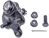 Black ball joint with hardware for reliable joint OE replacement and load distribution