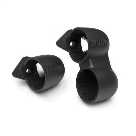 Black plastic pipe connectors for Chevy GMC dual pod mount in iDash Stealth 52mm car accessory
