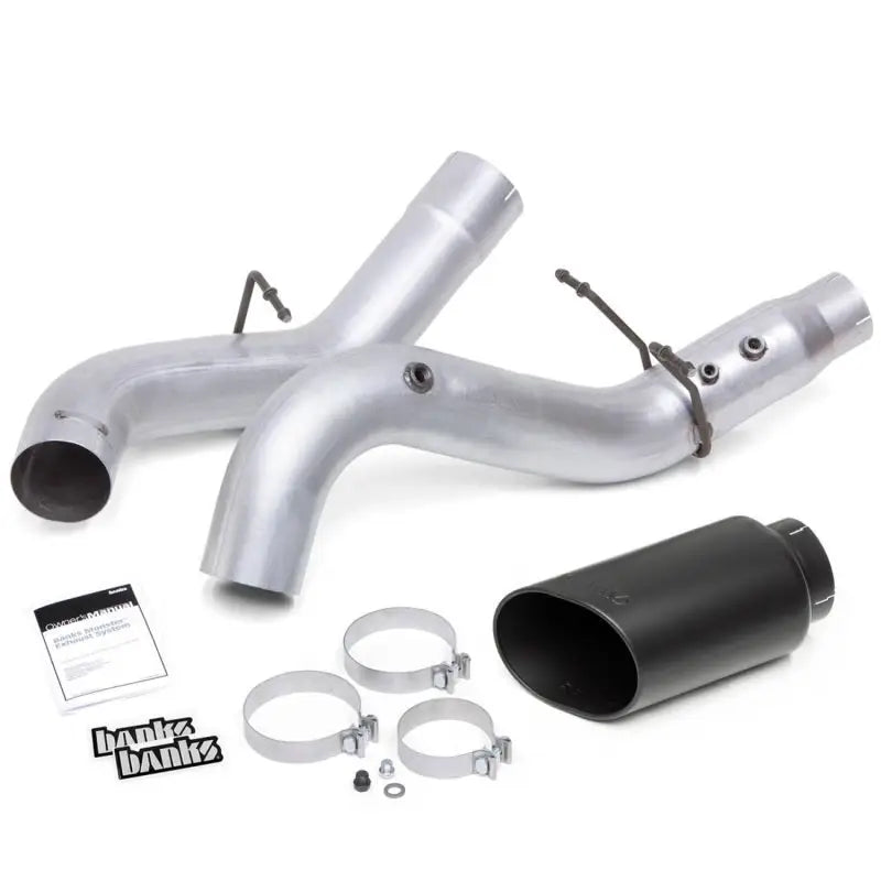 Banks Power 20-21 Chevy/GMC 2500/3500 6.6L Monster Exhaust System - Black Tip - Truck & Automotive