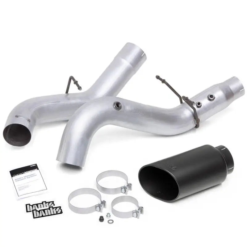 Banks Power 20-21 Chevy/GMC 2500/3500 6.6L Monster Exhaust System - Black Tip - Truck & Automotive