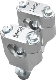 Bar Clamps Rubber Mounted 1 1/8’’ Sil - Powersports