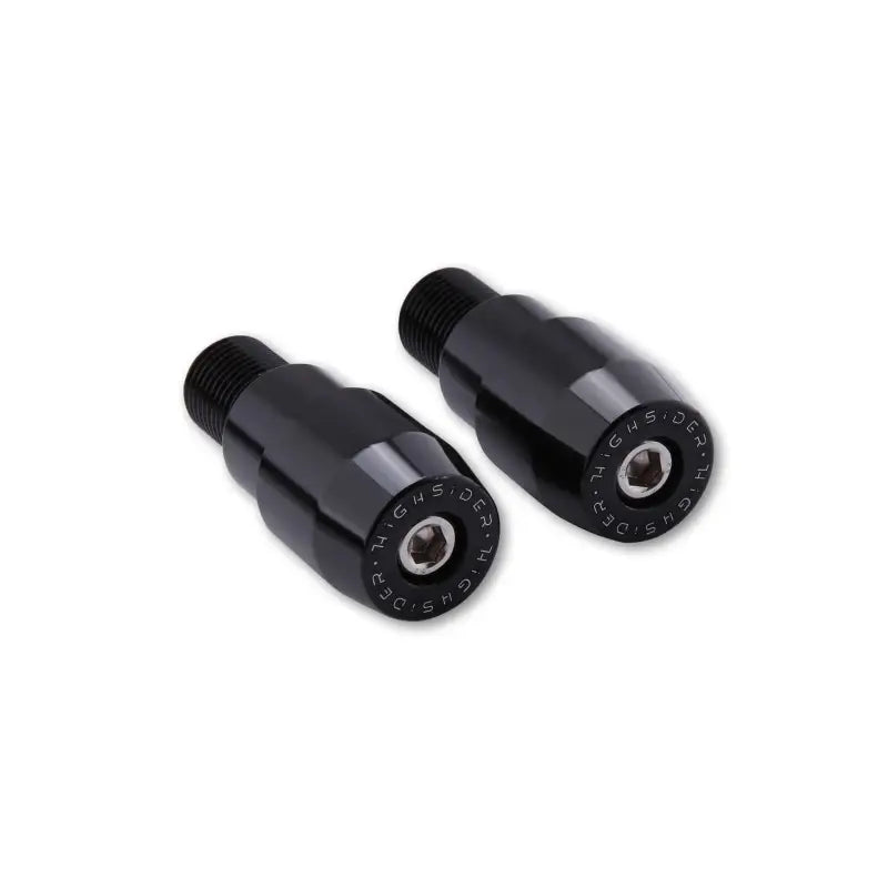 HIGHSIDER Bar Ends M16x1.5 Thread Pair Black Yam for Powersports