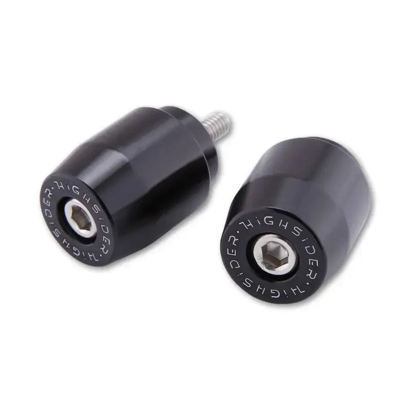 HIGHSIDER Bar Ends M6 Thread Pair Black Yam for Powersports