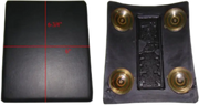 HARDDRIVE Bar Hop Pillion Pad 6"X6 3/4" 4 Suction Cups
