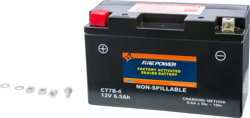 FIRE POWER Battery Ct7b 4 Sealed Factory Activated