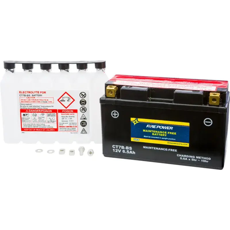 FIRE POWER Battery Ct7b Bs Maintenance Free