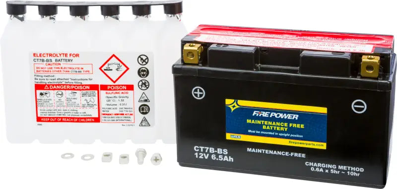 FIRE POWER Battery Ct7b Bs Maintenance Free