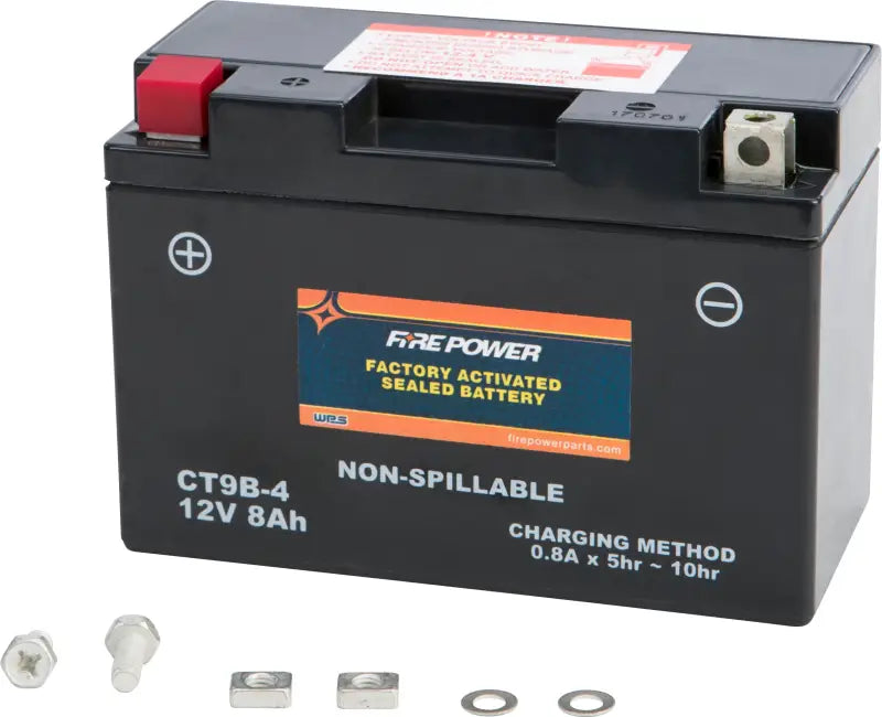 FIRE POWER Battery Ct9b 4 Ct9b Sealed Factory Activated