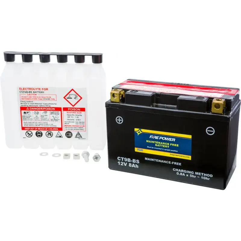 FIRE POWER Battery Ct9b Bs Maintenance Free