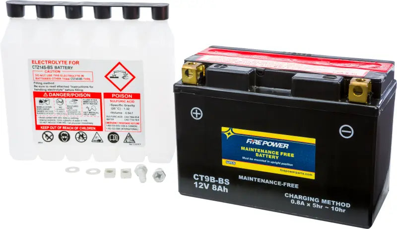 FIRE POWER Battery Ct9b Bs Maintenance Free