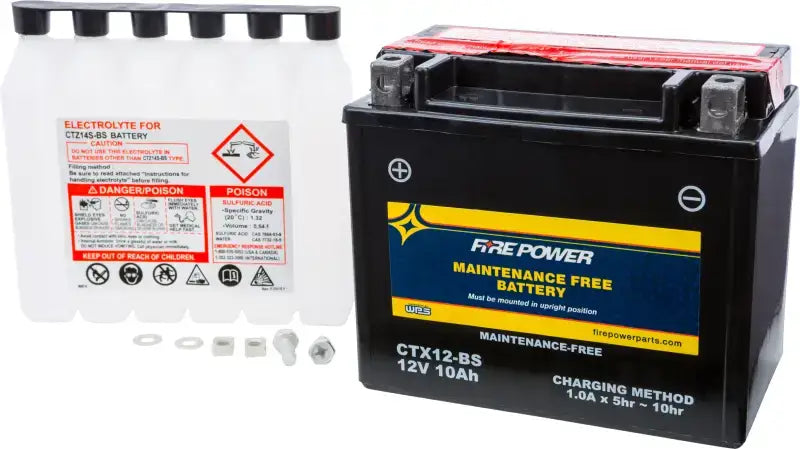 FIRE POWER Battery Ctx12 Bs Maintenance Free