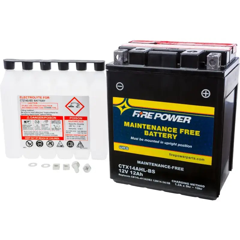 FIRE POWER Battery Ctx14ahl Bs Maintenance Free