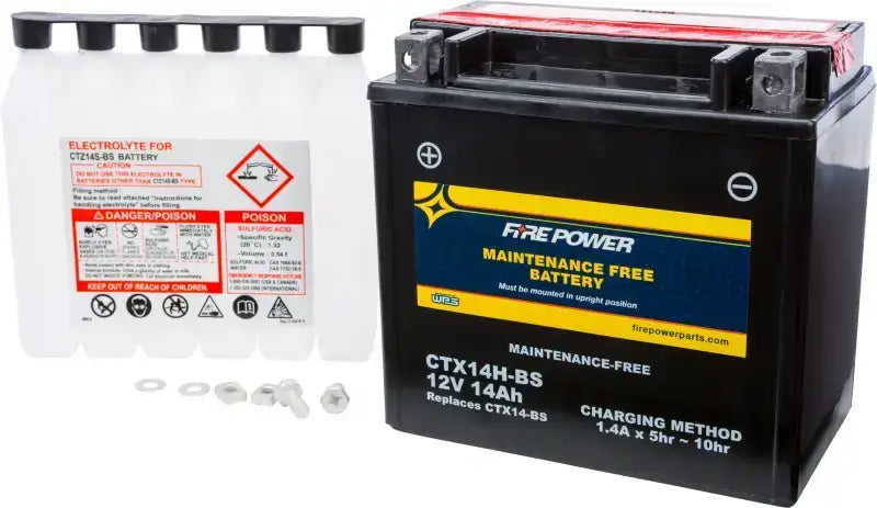 FIRE POWER Battery Ctx14h Bs Maintenance Free