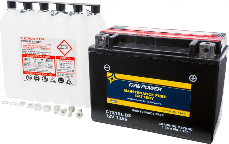 FIRE POWER Battery Ctx15l Bs Maintenance Free