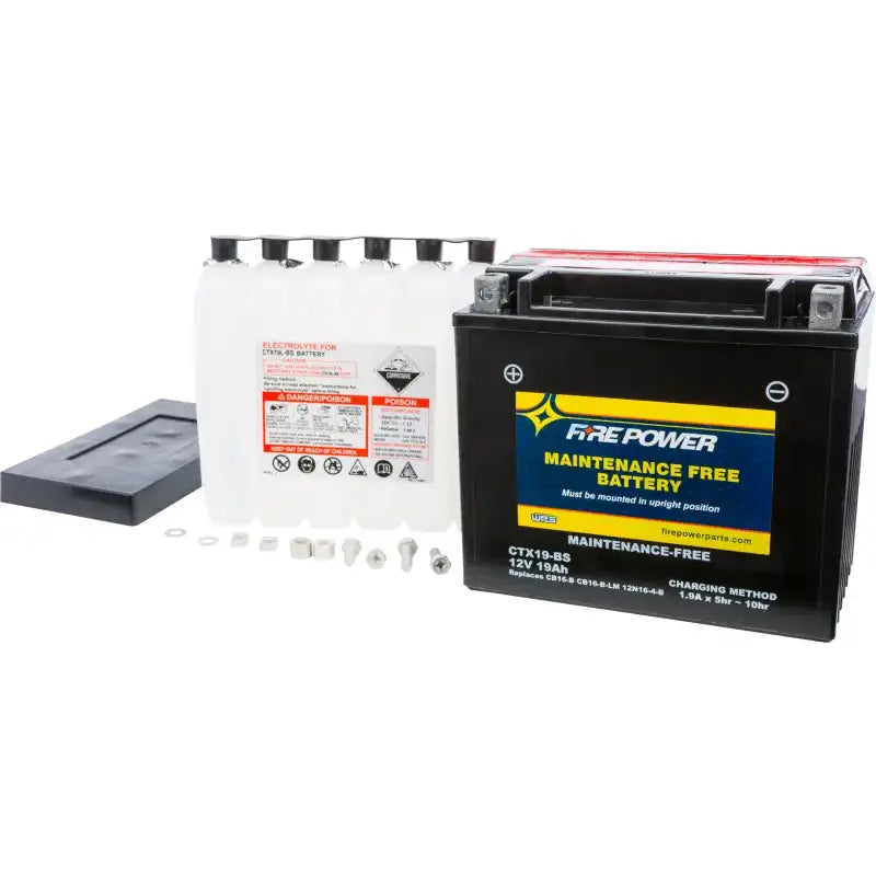 FIRE POWER Battery Ctx19 Bs Maintenance Free