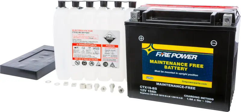 FIRE POWER Battery Ctx19 Bs Maintenance Free
