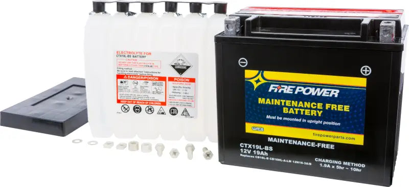 FIRE POWER Battery Ctx19l Bs Maintenance Free