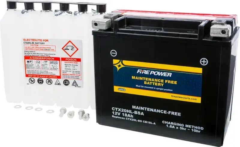 FIRE POWER Battery Ctx20hl Bsa Maintenance Free