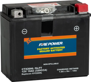 FIRE POWER Battery Ctx20hl (Fa) Ft Sealed Factory Activated