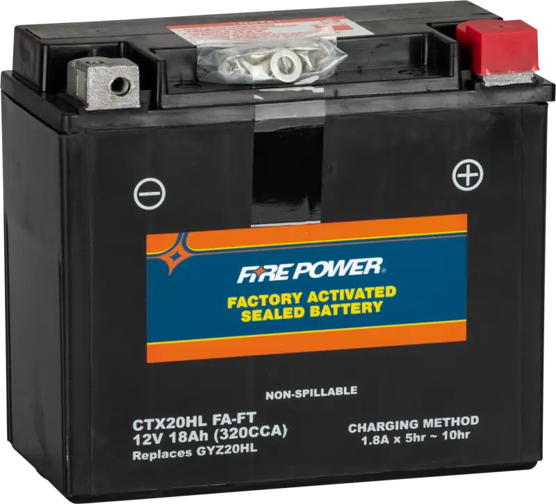FIRE POWER Battery Ctx20hl (Fa) Ft Sealed Factory Activated