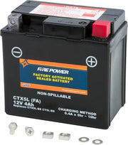 FIRE POWER Battery Ctx5l Sealed Factory Activated