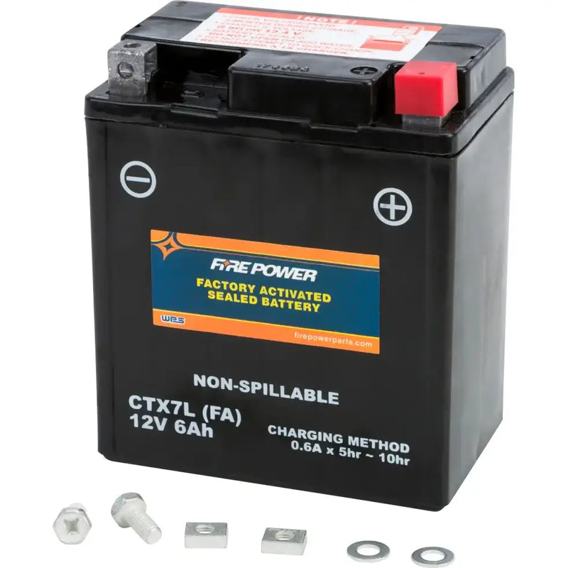 FIRE POWER Battery Ctx7l Sealed Factory Activated