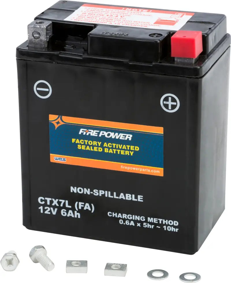FIRE POWER Battery Ctx7l Sealed Factory Activated