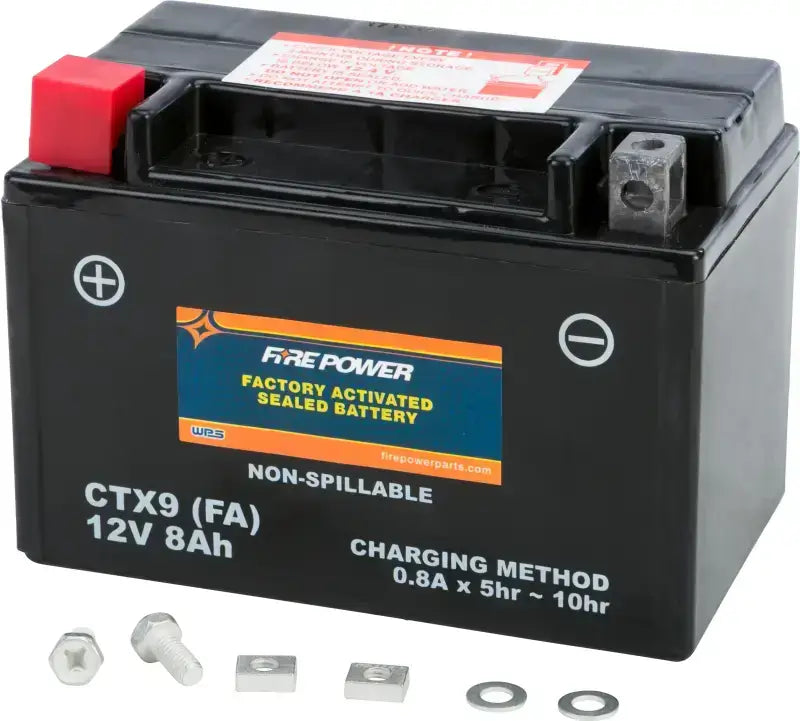 FIRE POWER Battery Ctx9 Sealed Factory Activated