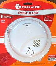 Battery Powered Smoke Alarm with Reliable 9 Volt Backup