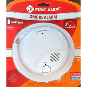 Battery Powered Smoke Alarm with Reliable 9 Volt Backup