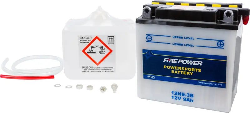 FIRE POWER Battery W/Acid 12n9 3b 12v