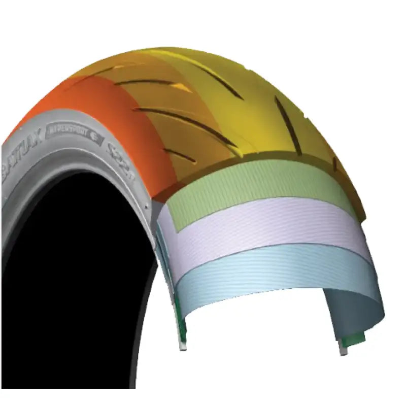 Tire Battlax Hypersport S22 Fr 120/70zr17 58w Radial Tl - BRIDGESTONE