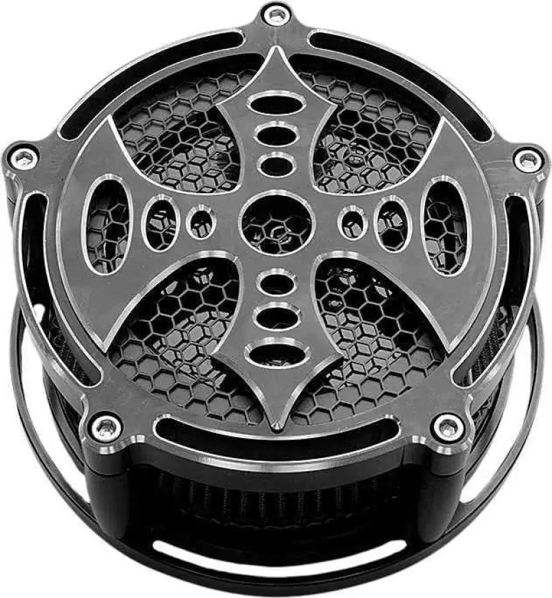BAX-210-3H-BLK Billet Air Cleaner Bad Axe Black