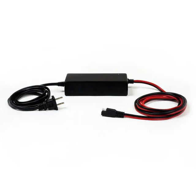 Black power adapter with cords for Bazooka Regulated Power Supply 12V7A