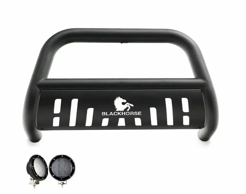 BB096410A-SP-PLFB Black Horse Bull Bar Kit